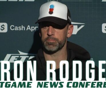 Aaron Rodgers on poor clock management in Jets' 25-22 loss to Patriots | SNY