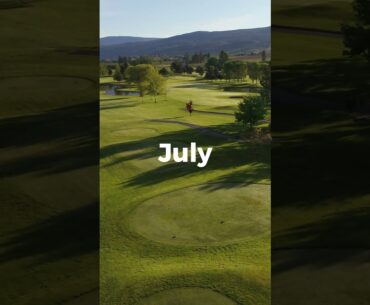 The best month to golf in Kelowna is...