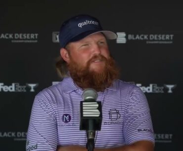 Zac Blair Friday Flash Interview 2024 Black Desert Championship