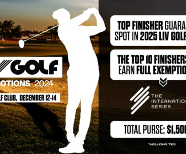 LIV Golf Promotions announced, winner gets spot in 2025