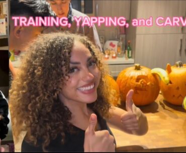 A Spooky Halloween Training Session and an even Spookier Pumpkin Carving Contest