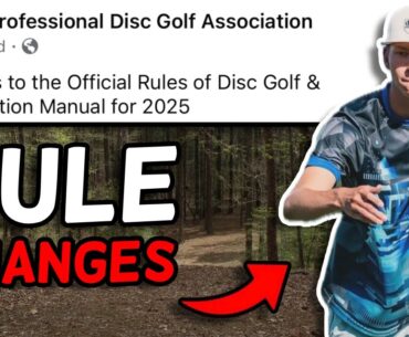 PDGA Rule Changes For The 2025 Disc Golf Season
