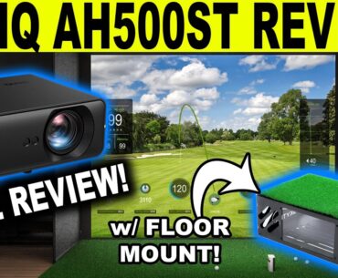 Best Golf Simulator Projector for Floor Mount? BenQ AH500ST FULL Review