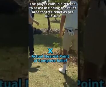How NOT to Determine the Nearest Point of Complete Relief - Golf Rules Explained