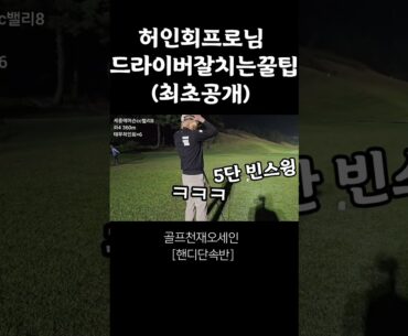 3부허인회 어둠의허인회 테무허인회. 드라이버잘치는법.  #핸디단속반 #golf #골프 #골프레슨 #골프스윙 #골프천재오세인