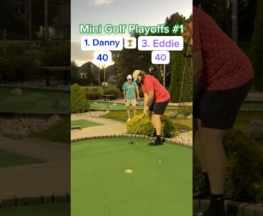 Hole 18, Championship Mini Golf Playoffs #1 | 1. Danny vs 3. Eddie #minigolf
