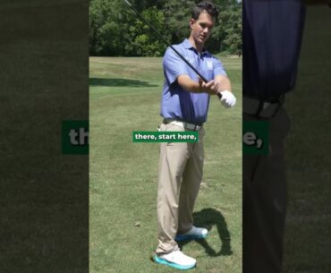 Pros don't really swing straight back... they're FOOLING you!