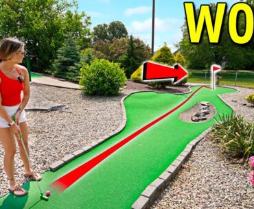 This Mini Golf Course is NOT What You'd Expect!