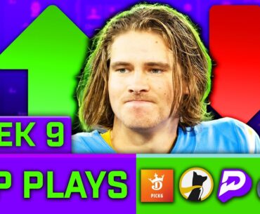 Week 9 Stokastic NFL PrizePicks & Underdog Strategy