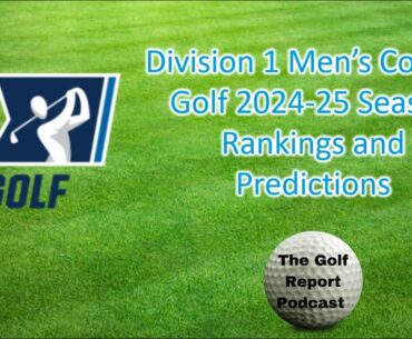 2024 2025 D1 Men's College Golf Rankings