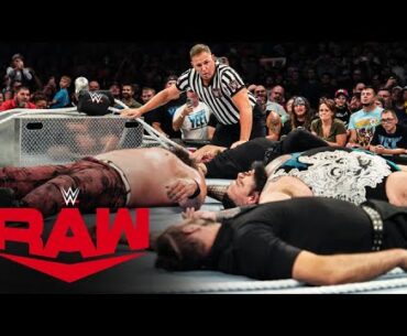 FULL MATCH: Ring collapses in Strowman vs. Reed Last Monster Standing Match: Raw, Sept. 30, 2024