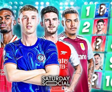 Ranking the 10 BEST midfielders in the Premier League right now 🔥 | Saturday Social