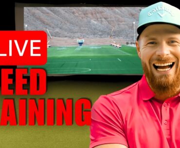 🔴 LIVE: First Speed Session in Months + 18 Holes - 🚀DRIVER GIVE-AWAY🚀