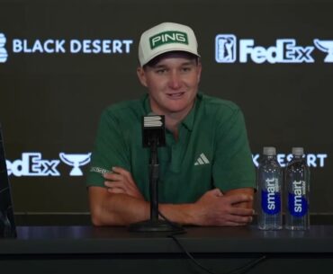 Matt McCarty Sunday Winner Press Conference 2024 Black Desert Championship