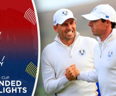 Sergio Garcia & Rory McIlroy vs Jim Furyk & Hunter Mahan | Extended Highlights | 2014 Ryder Cup