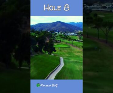Hole 8 Campo Asia Golf Courses Golf Aerial View #shorts #youtubeshorts #golf #campo