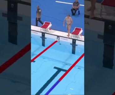 Not all heroes wear capes, some wear funky swim trunks 🦸‍♂️ #olympics  #paris2024  #swimming