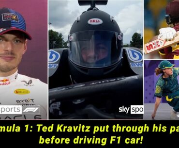 Formula 1: Ted Kravitz put through his paces before driving F1 car!