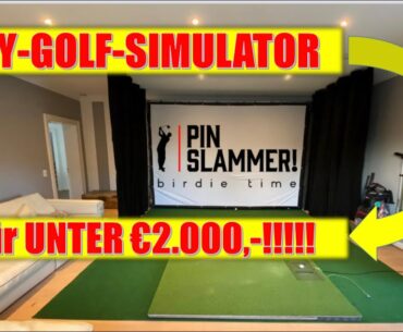DIY - Golf Simulator selber bauen mit kleinem Budget unter €2.000,-!!!!!
