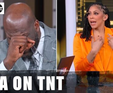 Shaq's Reaction To Being Left Off Of Candace's All-Time List Is Pure Comedy 😂😭 | NBA on TNT