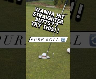 Sink more putts by making sure your ball is rolling end over end! #puttingtips   #golfputting #golf