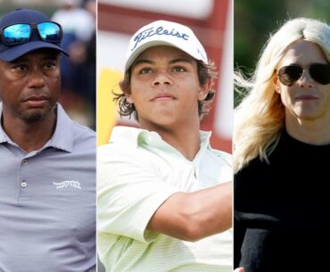 Tiger Woods and Ex-Wife Elin Nordegren Spotted Chatting at Son Charlie's Golf Tournament