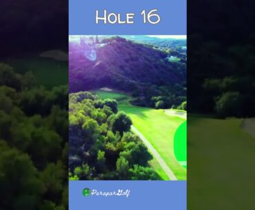 Hole 16 Campo Asia Golf Courses Golf Aerial View #shorts #youtubeshorts #golf #campo