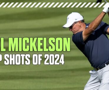 Best Of: Phil Mickelson's Top Shots of 2024