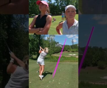 When the playoff gets heated #golfgirl #golf #golfer #funny #professionalathletes