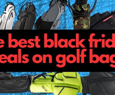 BEST BLACK FRIDAY GOLF BAGS FOR 2024 - VESSEL GOLF, GHOST GOLF, JONES GOLF, CADDY DADDY, PINS & ACES