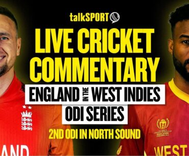 LIVE: England v West Indies 2nd ODI, North Sound | talkSPORT Cricket