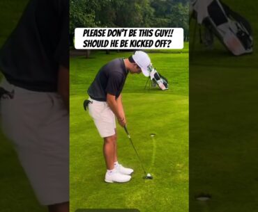 DON’T BE THIS GUY!! #golf #pga #golfer #golftips #like #subscribe #americangolfer