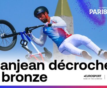JO PARIS 2024 - Un run époustouflant mais seulement le bronze pour Anthony Jeanjean en BMX freestyle