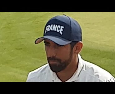 Mathieu Pavon aux Jeux Olympiques Golf national de Saint Quentin en Yvelines. 4 août 2024