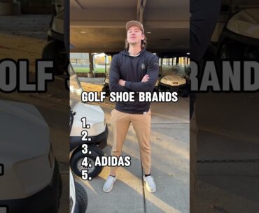 BLIND RANKING GOLF SHOE BRANDS! #ranking #golf #golfshorts #golfers #golflife