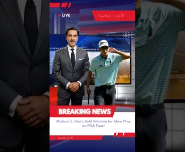 Michael S. Kim’s Bold Solution for Slow Play on PGA Tour! #golf