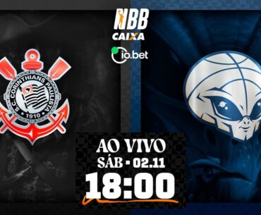Corinthians X CAIXA Brasília Basquete | NBB CAIXA 2024/25 | 02/11/2024 | Ao vivo e com imagens - 18h