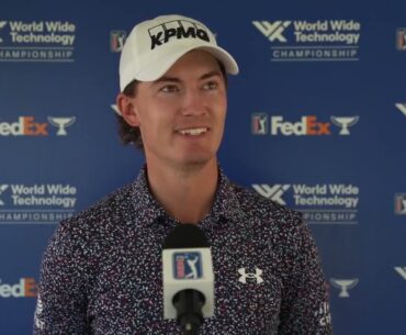 Maverick McNealy Friday Flash Interview 2024 World Wide Technology Championship