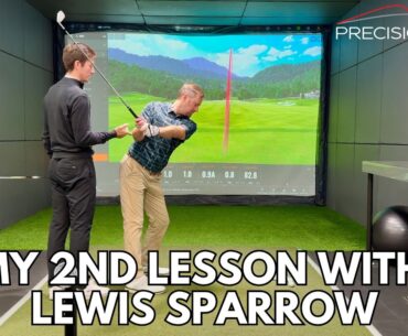 My 2nd Golf Lesson With Lewis Sparrow! Continuing Technique And Touching On Driver
