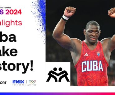 Cuba’s Mijain Lopez Nuñez becomes first-ever athlete to win five golds in same event 🇨🇺 | #Paris2024