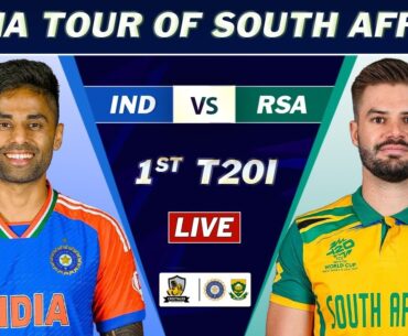 INDIA vs SOUTH AFRICA 1st T20 MATCH LIVE SCORES | IND vs SA MATCH LIVE COMMETNARY | SA BAT