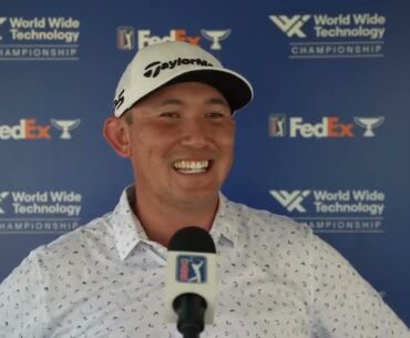 Rico Hoey Thursday Flash Interview 2024 World Wide Technology Championship © PGA Tour