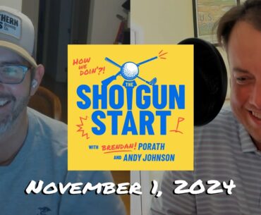 Risers and fallers from 2024 PGA Tour season & could you catch an NFL QB’s pass? | The Shotgun Start