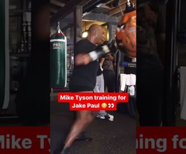 Mike Tyson Training For Jake Paul 👀