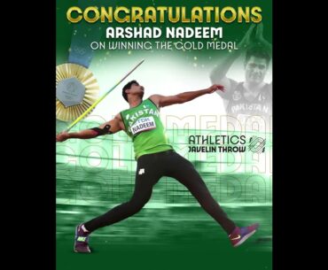 Arshad Nadeem brings home Pakistan's first-ever Olympic Gold in Javelin