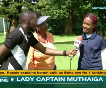 Muthaiga Lady Captian Muthaiga prize golf, defending champion Liz gives insight of the tournament