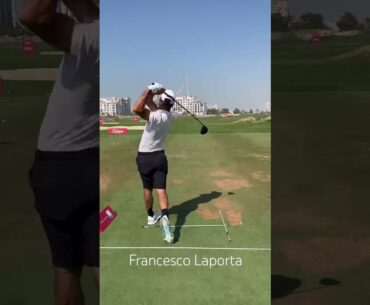 Francesco Laporta golf swing #AbuDhabi HSBC championship 2024 #francwscolaporta #golf  #golfer
