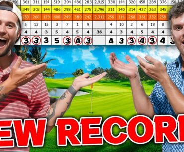 We shot OUR BEST SCORE at EGYPT’S BEST GOLF COURSE!