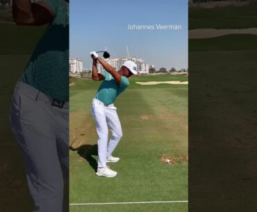 Johannes Veerman golf swing at Abu Dhabi HSBC championship 24 #johannesVeerman #golf #golfer