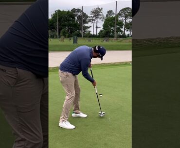Putting with a LAB Direct Force Broom Handle putter